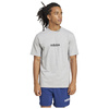 Koszulka męska adidas ESSENTIALS szara bawełniana
