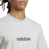 Koszulka męska adidas ESSENTIALS szara bawełniana