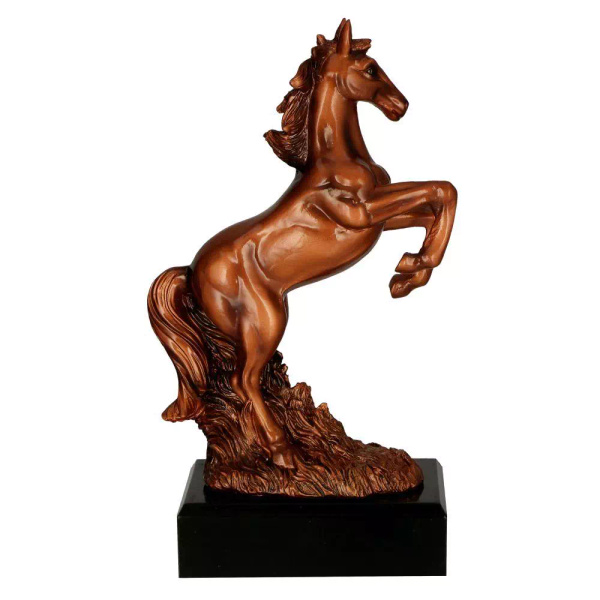 Statuetka odlewana brązowa JEŹDZIECTWO RFST3051/BR