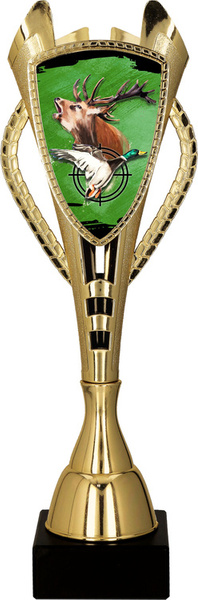 Puchar plastikowy złoty - MYŚLISTWO H-40,5cm 7243/HUN-C