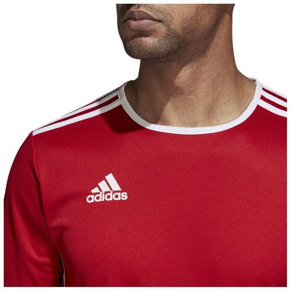 Koszulka męska adidas Entrada 18 czerwona piłkarska, sportowa