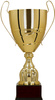 Puchar metalowy złoty - BERGO H-54cm, R-220mm 2057B