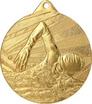 Medal 50mm złoty - pływanie ME003