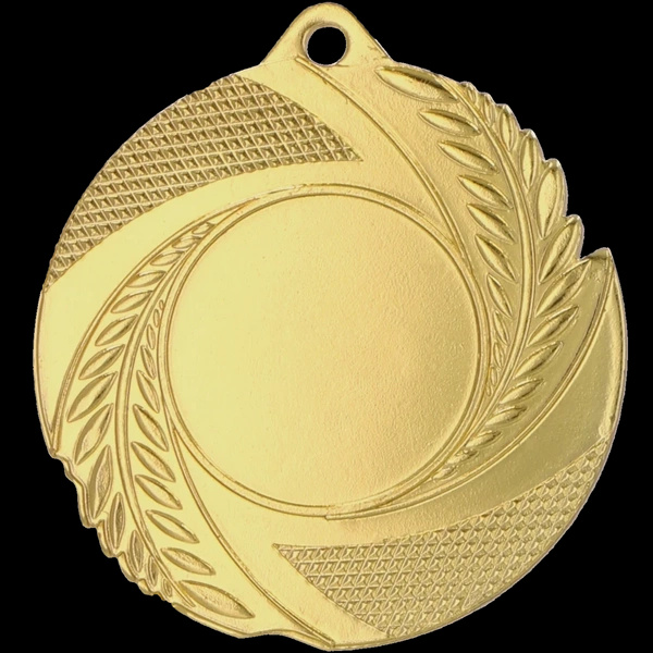 Medal złoty 50mm z miejscem na emblemat MMC5010