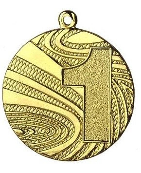 Medal numerowany złoty 40mm MMC6040