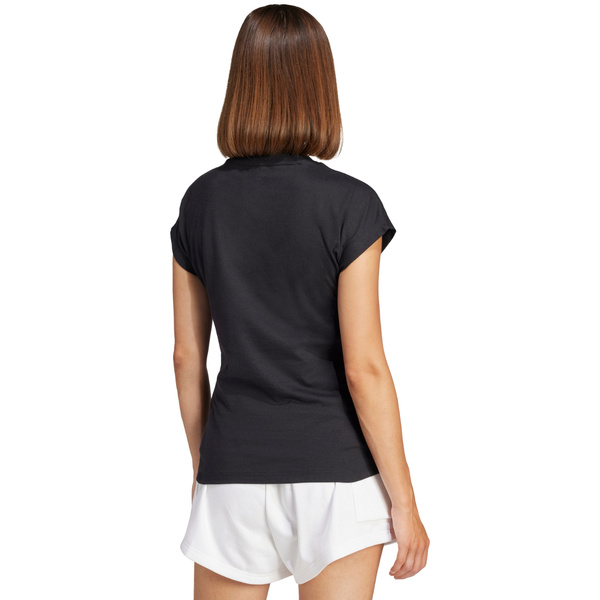 Koszulka damska adidas Essentials Linear Cotton czarna JC8238