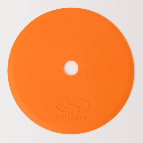 Płaskie znaczniki pola - okrągłe 15 cm - 6x zielony 6x pomarańczowy SMJ sport ZPO-OG