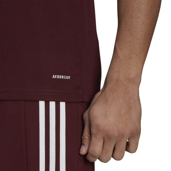 Koszulka męska adidas Squadra 21 Jersey bordowa piłkarska, sportowa