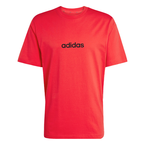 Koszulka męska adidas ESSENTIALS czerwona bawełniana