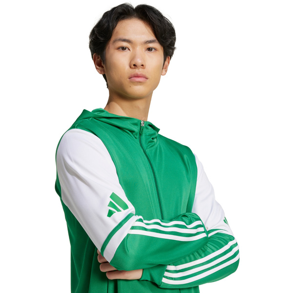 Bluza męska adidas Squadra 25 Hoody zielono-biała JP3164