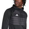 Bluza męska adidas Tiro 25 Essentials Winterized Trainig czarno-szara JN9466
