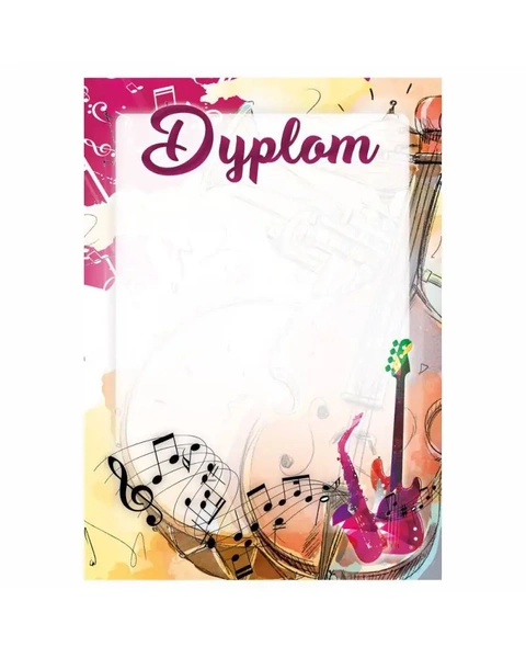 Dyplom papierowy D135