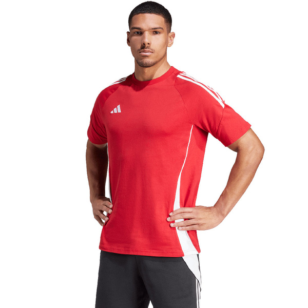 Koszulka męska adidas Tiro 24 Sweat czerwona IR9349