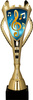 Puchar plastikowy złoty - MUZYKA H-41,5cm 7243/MUS-B