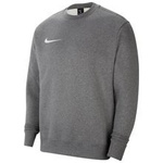 Bluza męska Nike Park Fleece Soccer Crew bez kaptura szara
