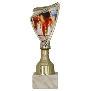 Trofeum plastikowe złote BIEGANIE 9297/RUN-B
