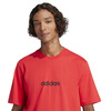 Koszulka męska adidas ESSENTIALS czerwona bawełniana