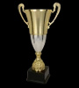 Puchar metalowy złoto-srebrny - BALTA H-53cm, R-180mm 2071D