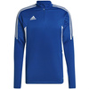 Bluza męska adidas Condivo 22 Training 1/2 zip niebiesko-biała HA6271