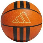 Piłka koszykowa adidas 3-Stripes Rubber X2 pomarańczowo-czarna roz 7
