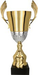 Puchar metalowy złoto-srebrny - GRETA H-42cm, R-140mm 4128C