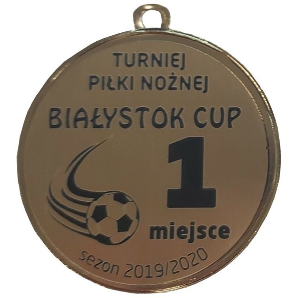 Nadruk Laminat na medal dedykacja 25mm