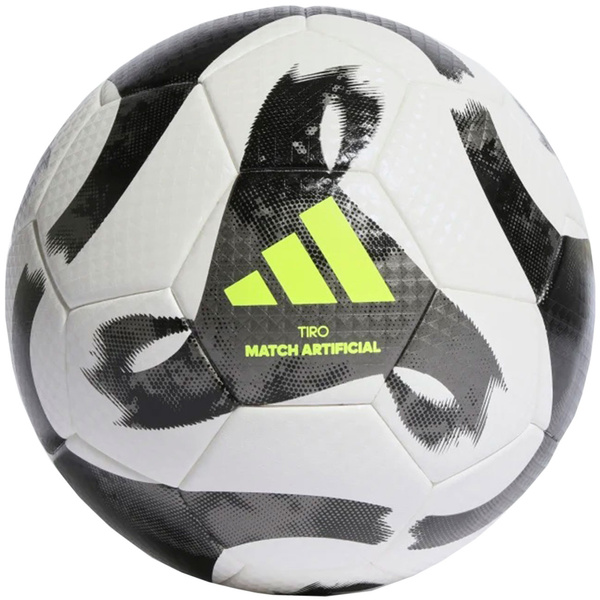 Piłka nożna adidas Tiro League Artificial Ground biało-czarna HT2423