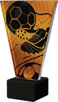 Trofeum szklane 22,5cm - PIŁKA NOŻNA - VL1-A/SOC3/BK