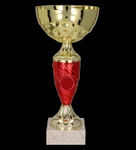 Puchar metalowy złoto-czerwony - SANTICA RD H-26cm, R-120mm 9057C