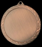 Medal stalowy 60mm brązowy z miejscem na emblemat MMC6061