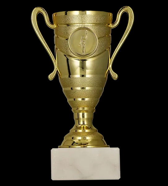 Puchar plastikowy złoty T-M H-17cm, R-60mm 9274A