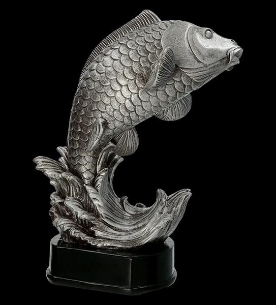 Statuetka odlewana 35cm - RYBA - RFST3020-35/S