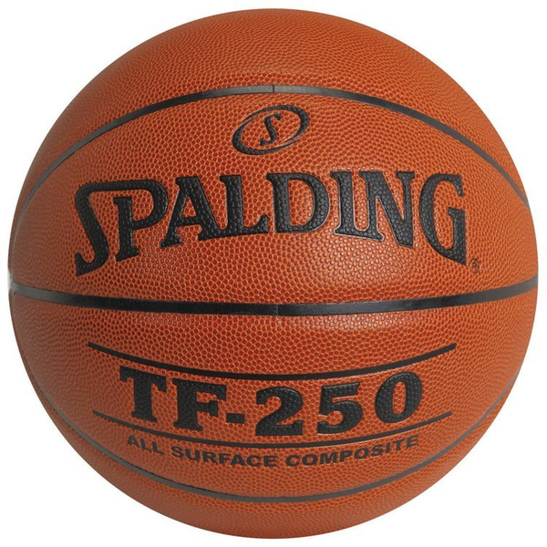 Piłka do koszykówki Spalding TF-250  pomarańczowa rozmiar 5 i 6