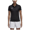 Koszulka damska polo adidas Core 18 Climalite czarna poliestrowa