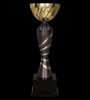 Puchar metalowy złoto- czarny - ORAR BK H-36cm, R-100mm 7222