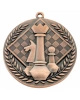 Medal metalowy brązowy SZACHY M137/B
