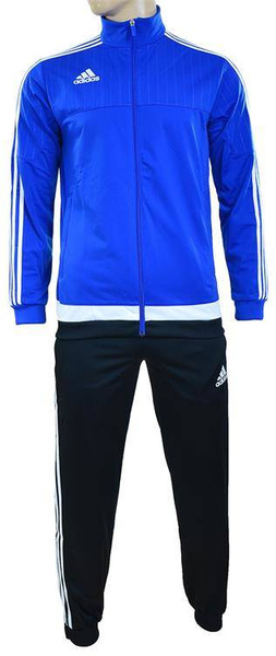 DRES adidas TIRO 15 PES SUIT TRENINGOWY niebiesko/czarny /S22291