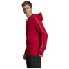 Bluza męska adidas Core 18 Hoody rozpinana czerwona z kapturem