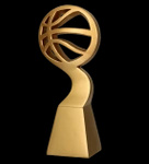 Statuetka  odlewana 23cm - KOSZYKÓWKA - RP5011-23/G