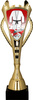 Puchar plastikowy złoty - KARATE H-33,5cm 7243/KAR-D