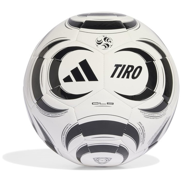 Piłka nożna adidas Tiro Club biało-czarna JW1530