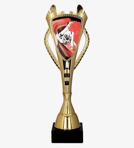 Puchar plastikowy złoty - JUDO H-32,5cm 7243/JUD-E