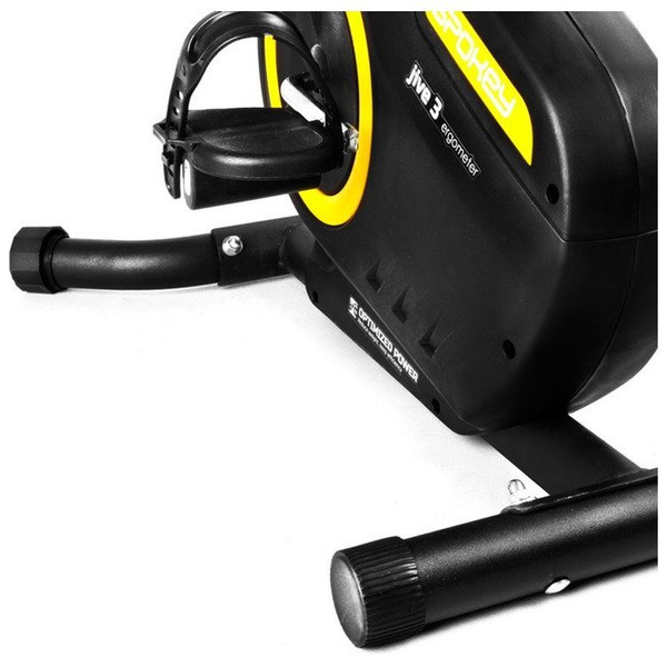 Rower magnetyczny Spokey JIVE czarno-żółty 85 x 49 x 112 cm