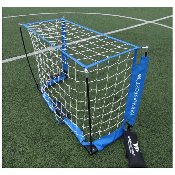 Bramka Yakimasport UNI niebiesko biała 120 x 80 cm składana