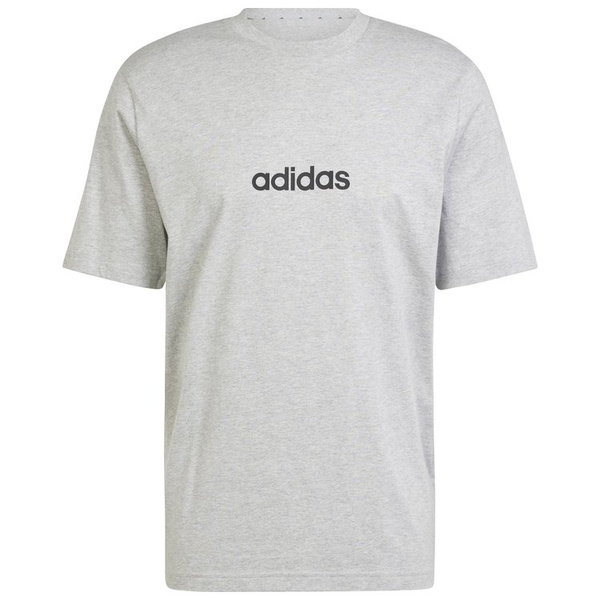 Koszulka męska adidas ESSENTIALS szara bawełniana