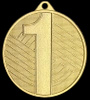 Medal złoty z numerem 45mm MMC4503