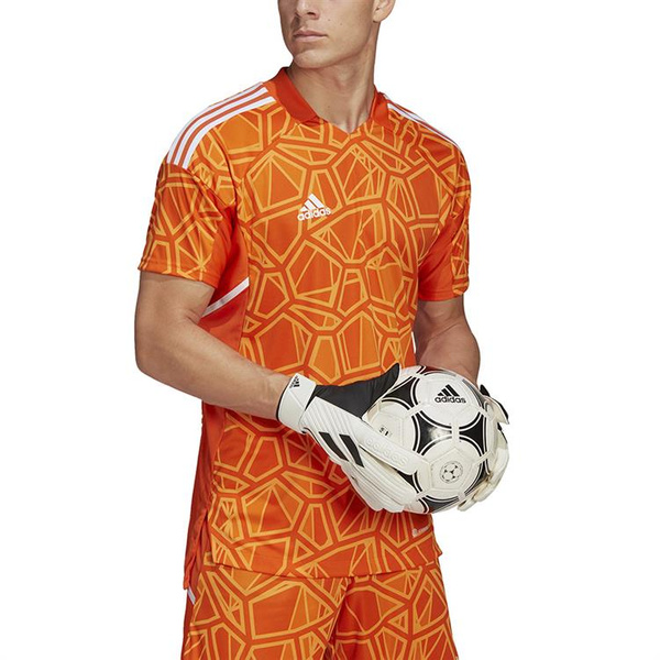 Koszulka męska Condivo 22 Goalkeeper Jersey Short Sleeve pomarańczowa HB1621