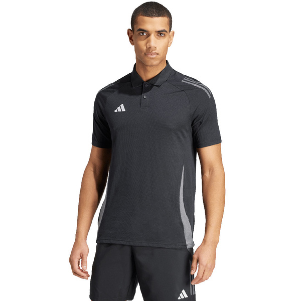 Koszulka męska adidas Tiro 24 Competition Polo czarna IJ8344