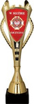 Puchar plastikowy złoty - STRAŻACTWO H-30cm 7243/FIR2-F