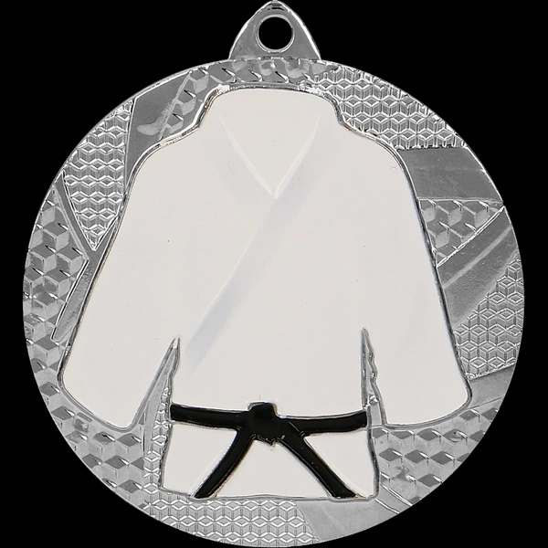 Medal srebrny 50mm JUDO/KARATE MMC6550